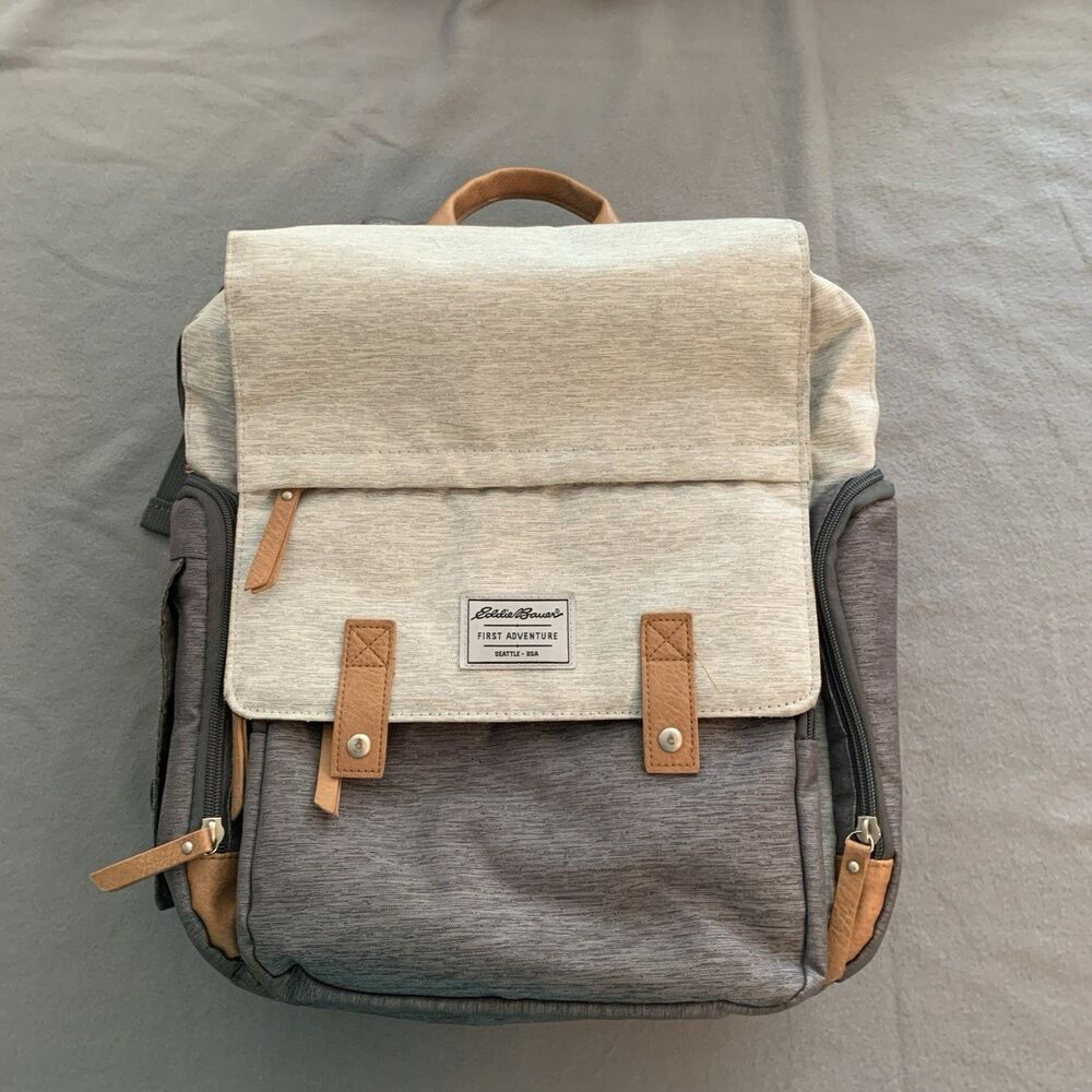 Eddie Bauer Backpack Diaper Bag First Adventure Mother Father GrandmotherGrandad